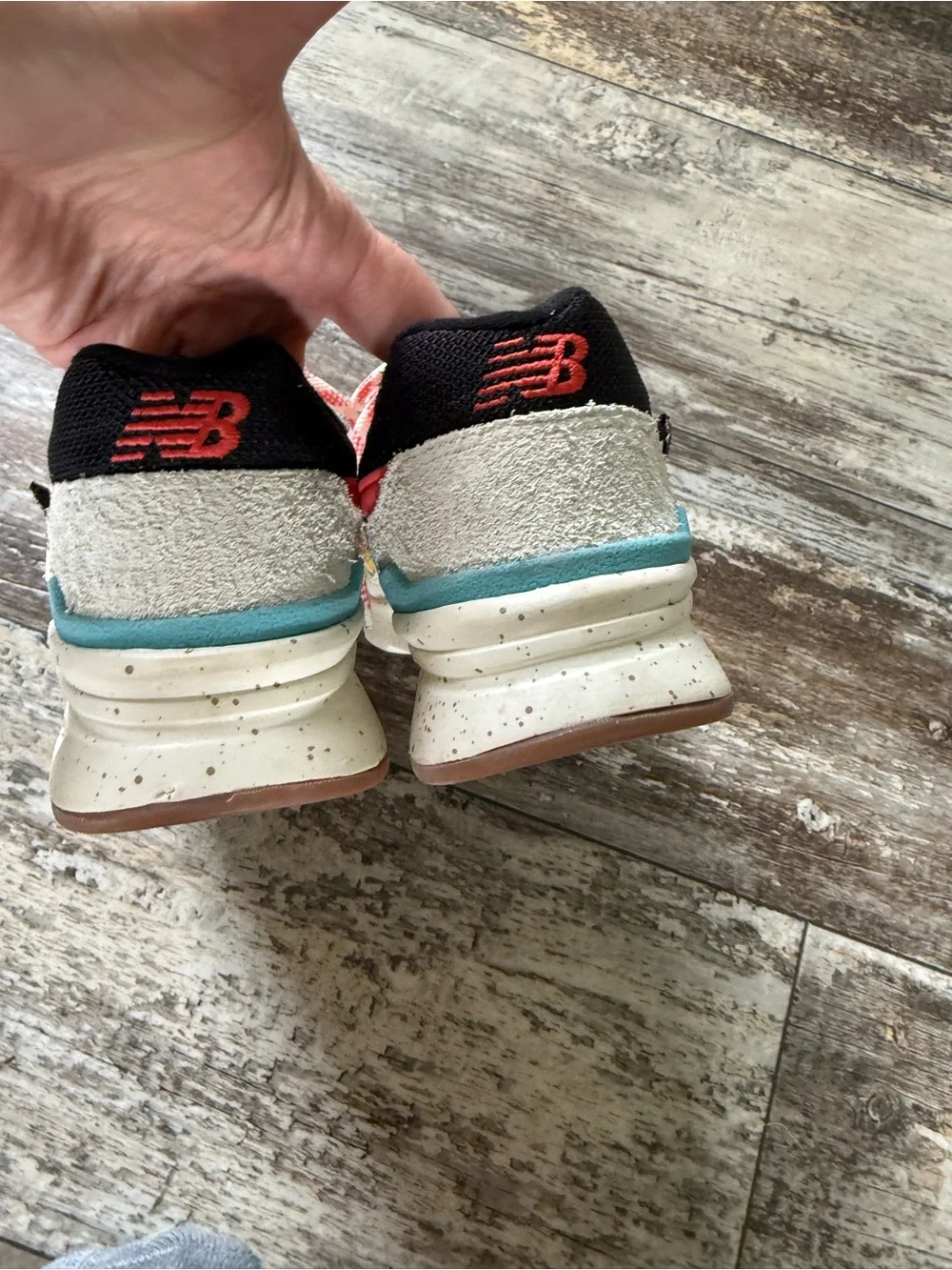 New Balance 997H sneakers cordura yellow blue red multi